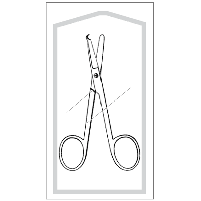 Econo Sterile Littauer Suture Scissors 3 1-2" - 96-2511