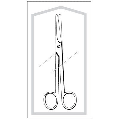 Econo Sterile Mayo Scissors 5 1-2" - 96-2530