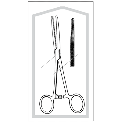 Econo Sterile Rochester-Pean Forceps 6 1-4" - 96-2545