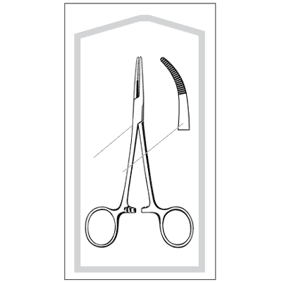 Econo Sterile Kelly Forceps 5 1-2" - 96-2562
