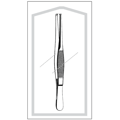 Econo Sterile Tissue Forceps 5" - 96-2578