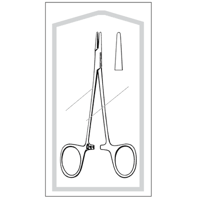 Econo Sterile Webster Needle Holder 5" - 96-2586