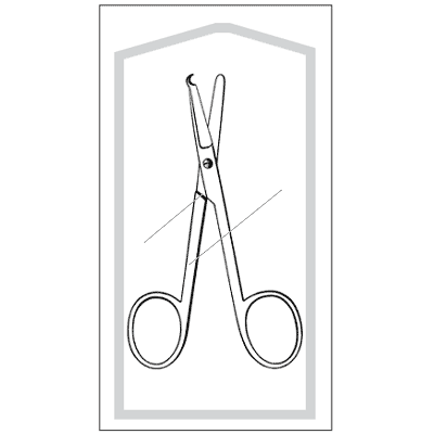 Econo Sterile Spencer Stitch Scissors 4 1-2" - 96-2598