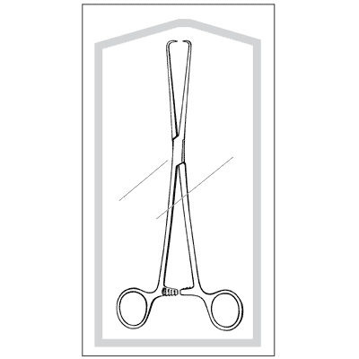 Econo Sterile Schroeder Tenaculum Forceps 9 1-2" - 96-2624