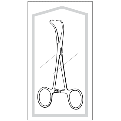 Econo Sterile Backhaus Towel Forceps 3 1-2" - 96-2632