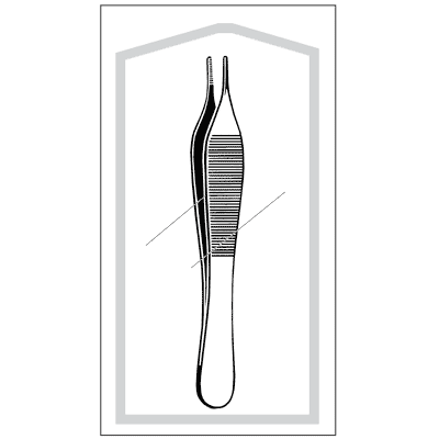 Econo Sterile Adson Forceps 4 3-4" - 96-2655
