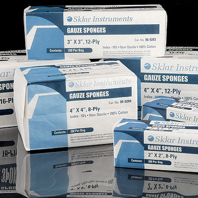 Gauze Sponges - Woven 4" x 4" - 96-5284