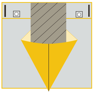 Under Buttocks Drapes With Pouch 40" x 44" - 96-5418