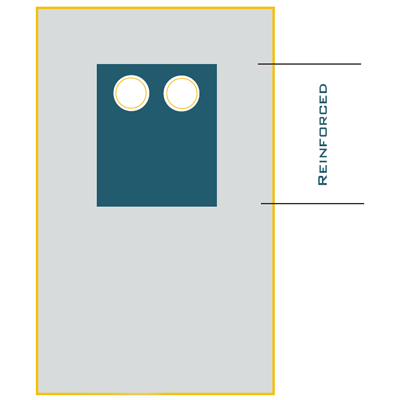 Femoral Angiography Drapes 76" x 124" - 96-5676
