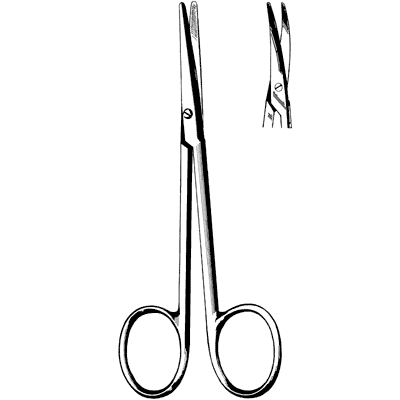 Merit Strabismus Scissors 4 1-2" - 97-361
