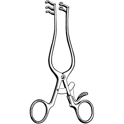 Merit Weitlner Retractor Blunt 2x3 Teeth - 97-371