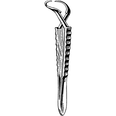 Merit Jones Towel Forceps 3" - 97-601
