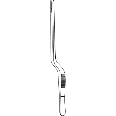 Merit Jansen Bayonet Dressing Forceps 6 1-4" - 97-605
