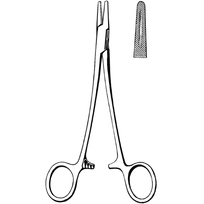Merit Mayo-Hegar Needle Holder 6" - 97-847