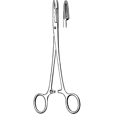 Merit Olsen-Hegar Needle Holder 5 1-2" - 97-872