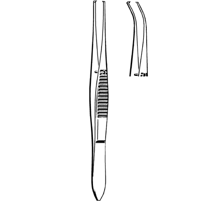 Merit Iris Tissue Forceps 4" - 98-146