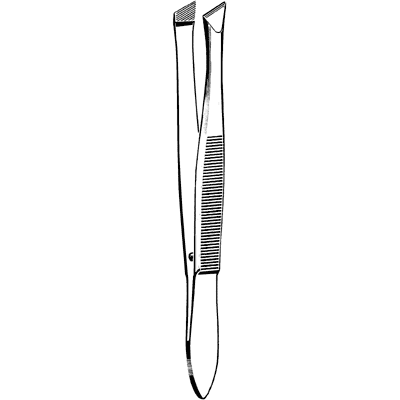 Merit Bergh Cilia Forceps 3 1-2" - 98-155
