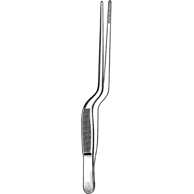 Merit Lucae Bayonet Ear Forceps 5 1-2" - 98-182