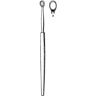 Merit Fox Dermal Curette #4 - 98-416