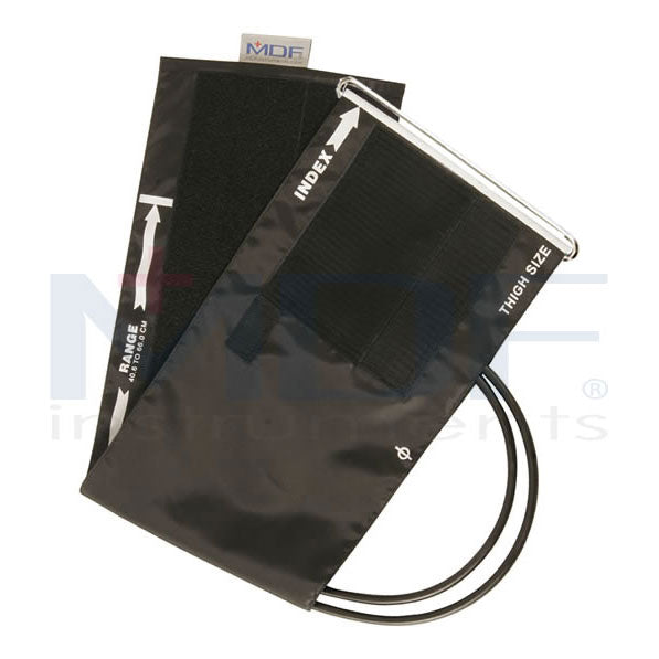 Blood Pressure Cuff Thigh D-Ring Single Tube - Noir Noir (Black)