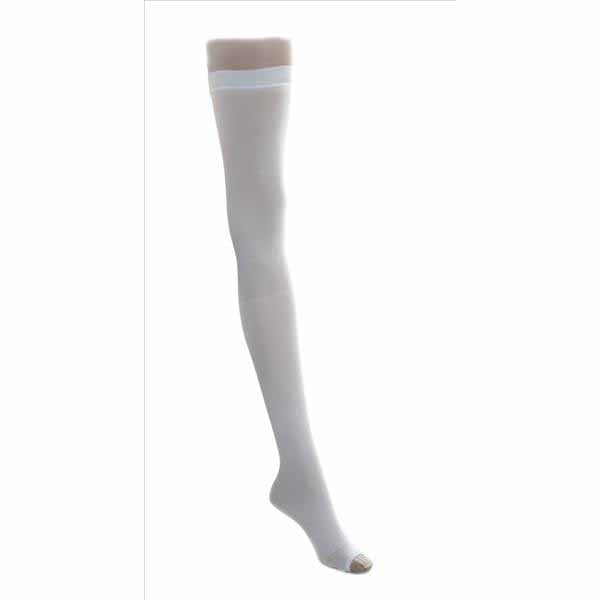 Medline EMS Thigh Length Anti-Embolism Stockings, White, Medium (MDS160840)