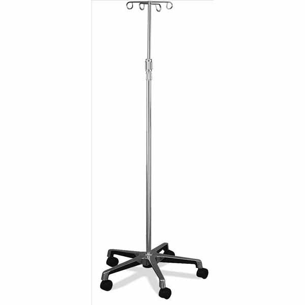 Medline Chrome Deluxe Four Leg IV Poles (MDS80494)
