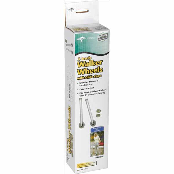 Medline Walker 3" Replacement Casters (MDS86615W)