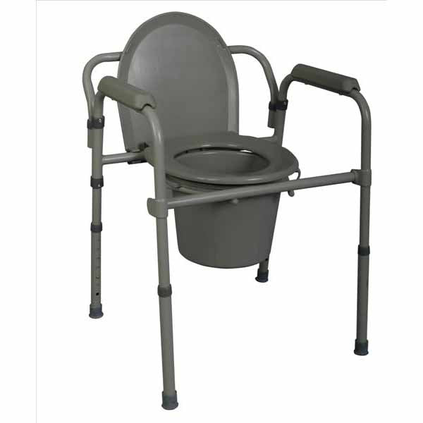 Medline Steel Bedside Commode (G1-200X1)