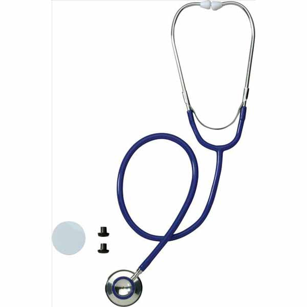 Medline Single-Head Stethoscope, Red (MDS926106)