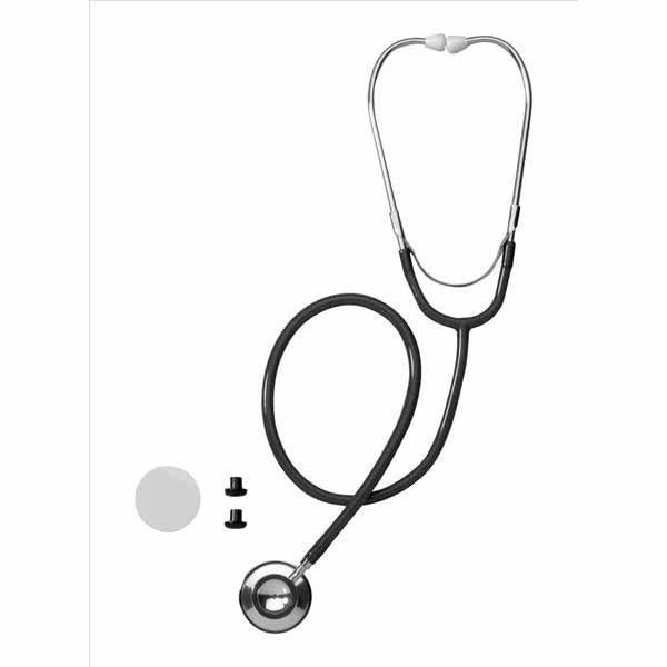 Medline Dual-Head Stethoscopes, Black (MDS926201)