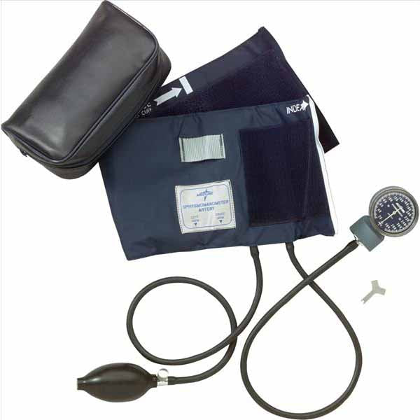 Medline Nite-Shift Premier Handheld Aneroid, Black (MDS9413)