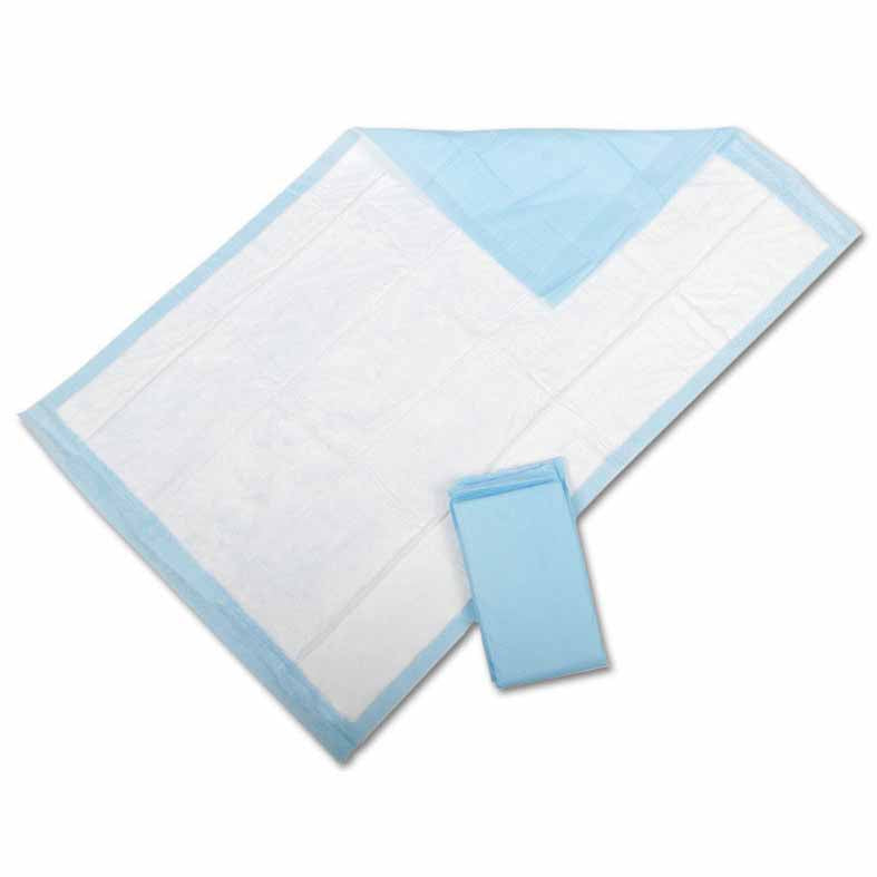 Medline Protection Plus Disposable Underpads, Blue (MSC281224C)
