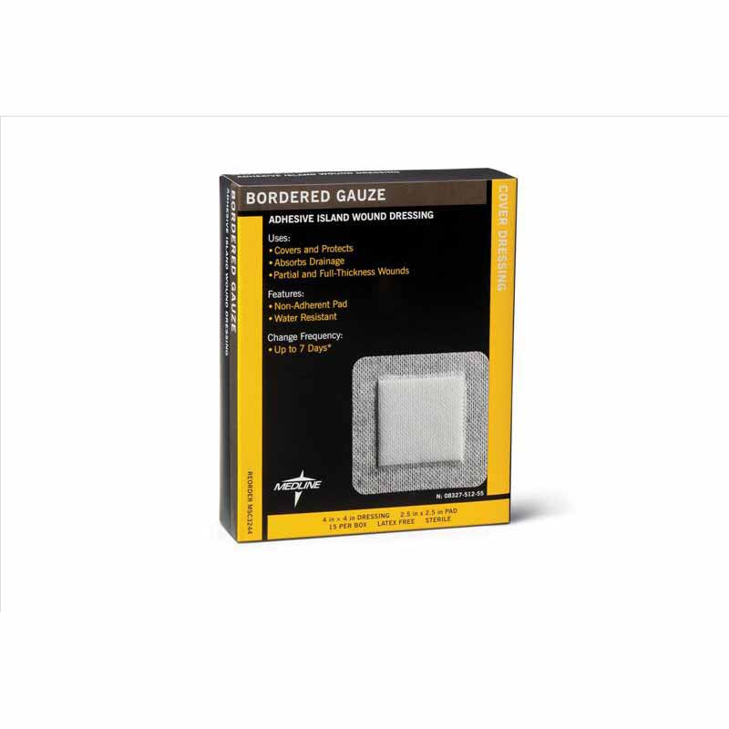 Medline Sterile Border Gauze