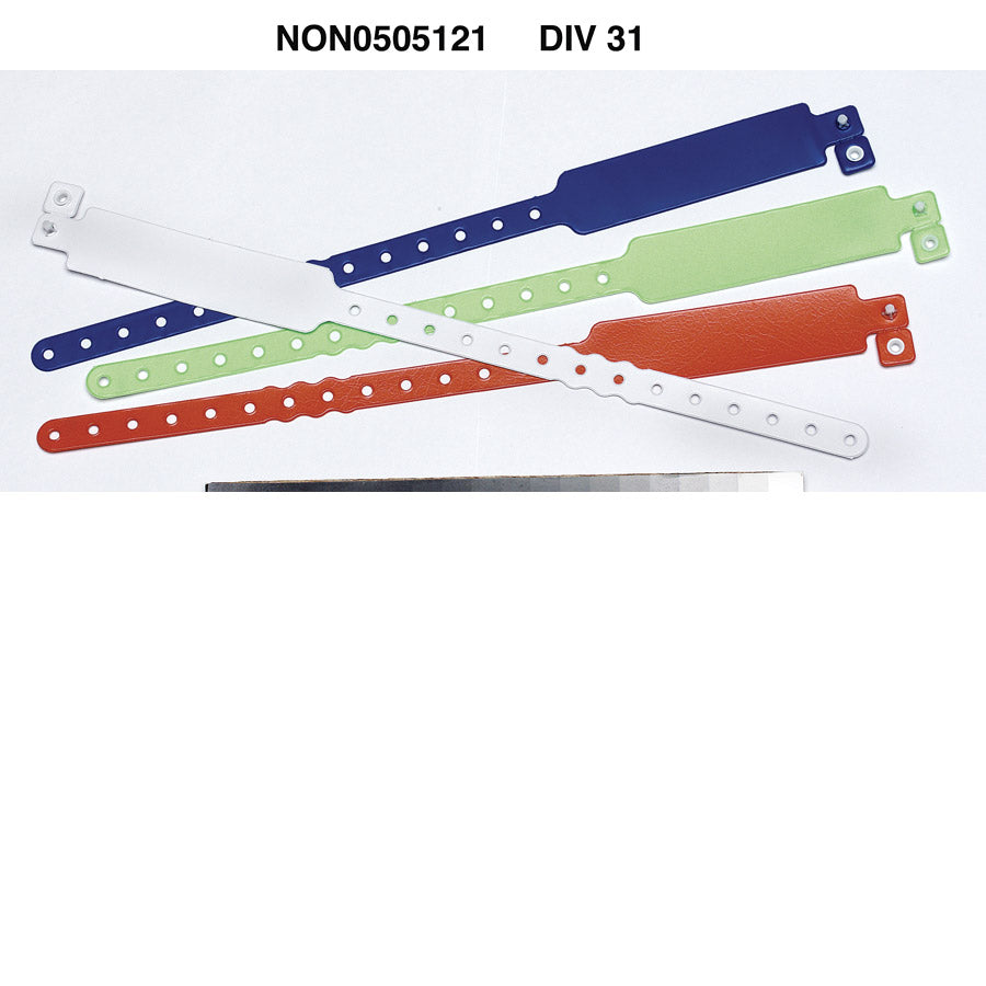 Id Band Vinyl Adult Red