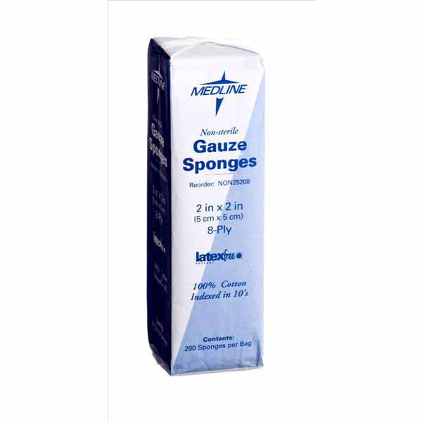 Medline Woven Non-Sterile Gauze Sponges (NON25208)