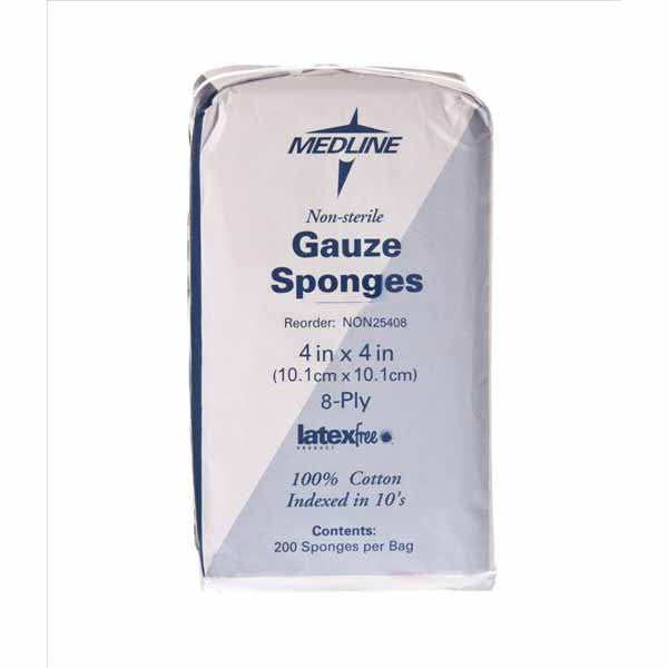 Medline Woven Non-Sterile Gauze Sponges (NON25408)