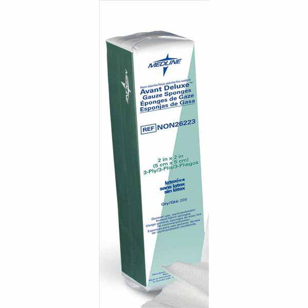 Medline Avant Deluxe Non-Sterile Gauze Sponges (NON26444)