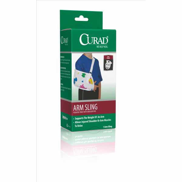 Medline Curad Pediatric Arm Slings, Pediatric Print, Child (ORT11400SD)