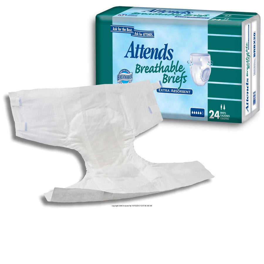 Attends® Extra Absorbent Breathable Briefs