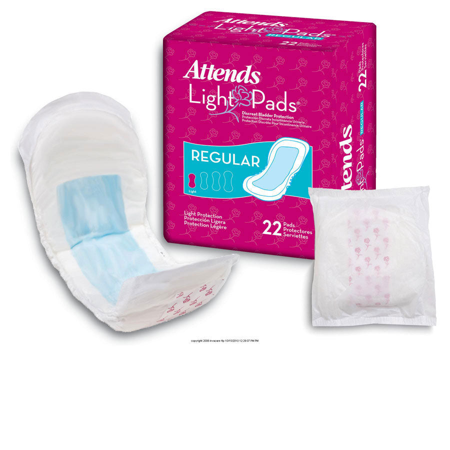 Attends® Light Pads™ Bladder Control Pads