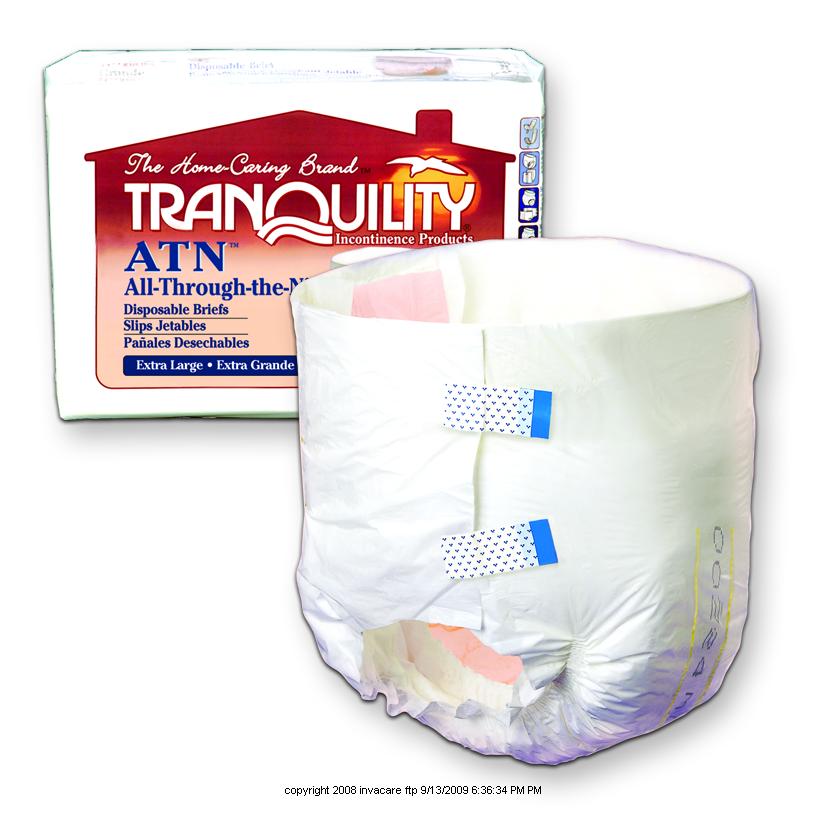 Tranquility® ATN™ (All-Through-the-Night) Disposable Briefs