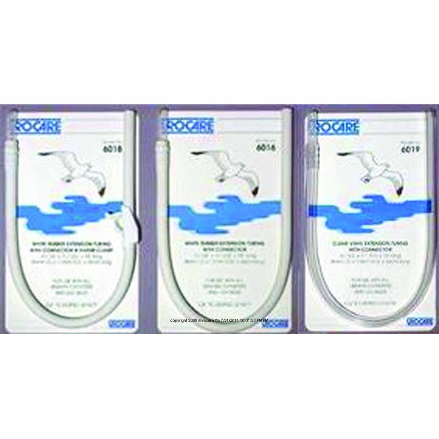 Urocare® Clear Vinyl & White Rubber Drainage & Extension Tubing