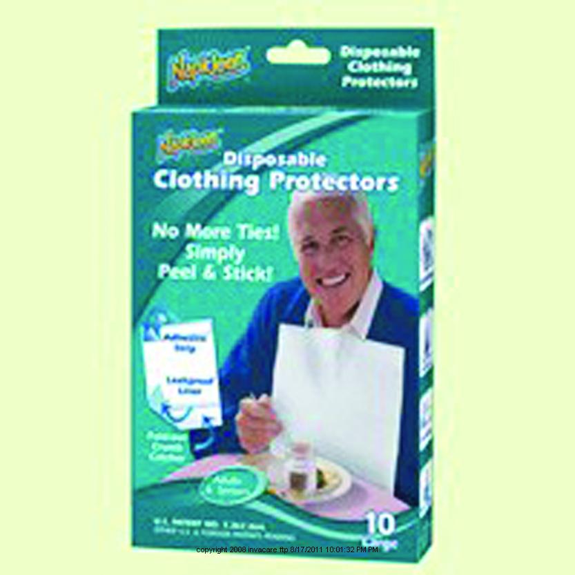 Napkleen Peel & Stick Disposable Bibs