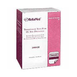 ReliaMed Transparent Thin Film I.V. Site Dressing, Sterile, 2-3-8" x 2-3-4"