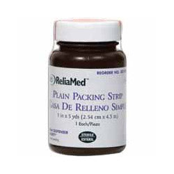 Plain Packing Strip, 1" x 5 yds., Sterile and Latex Free