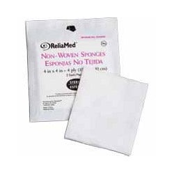 ReliaMed Non-Woven Dressing-Sponge, Sterile, 4" x 4"