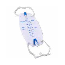 ReliaMed Premium Leg Drainage Bag with Flip Valve, Flocked Back, 1000 mL