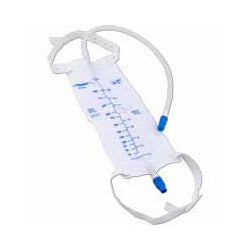 ReliaMed Leg Drainage Bag with Twist Valve, 18"Tube, Fabric, 900 mL