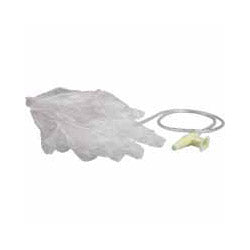 ReliaMed Coil Packed Suction Catheter Kit with Pair of Latex-Free Gloves, 12 Fr, Sterile