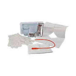 ReliaMed Urethral Catheter Tray 14 fr Red Rubber. Sterile, Latex